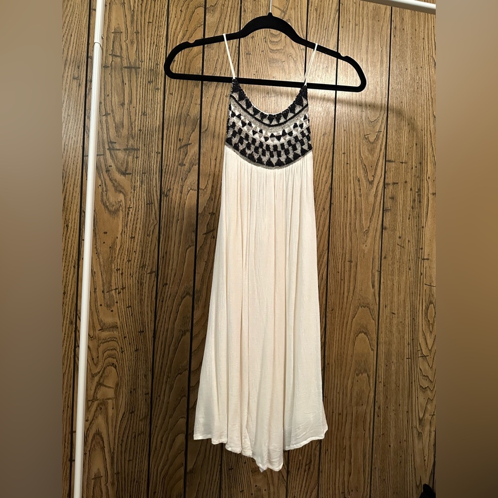 Amuse Society Black and Cream dress